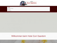 hotel-zum-saardom.de Webseite Vorschau