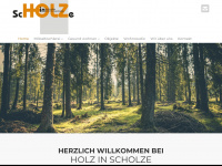holz-in-scholze.de Webseite Vorschau