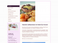hotel-zur-krone.eu Webseite Vorschau