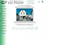hotel-zur-pfanne.de Webseite Vorschau