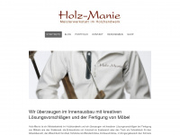 holz-manie.de Webseite Vorschau