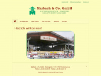 holz-marbach.de Webseite Vorschau