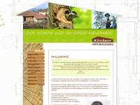 holz-naturhausbau.de Webseite Vorschau