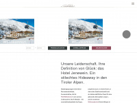 hotel-jenewein.com Webseite Vorschau