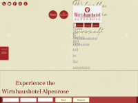 hotelalpenrose.com Webseite Vorschau