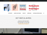 heinemann-henninger.de Webseite Vorschau