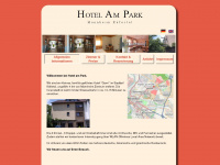 hotelampark.net Webseite Vorschau