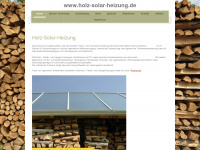 holz-solar-heizung.de Webseite Vorschau