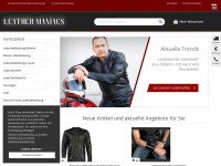 leather-maniacs.de Webseite Vorschau