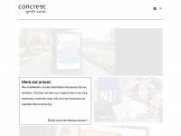 concreetgeeftvorm.nl Webseite Vorschau