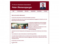 peter-riemensperger.de Webseite Vorschau