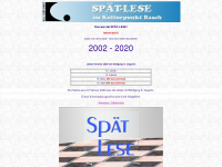 spaetlese.goxpower.de Webseite Vorschau