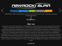 nawrockialpin.com Webseite Vorschau