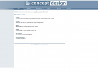 conceptdesign-gmbh.de Webseite Vorschau