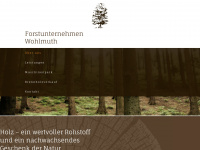 holz-wohlmuth.de Webseite Vorschau