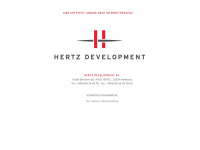 hertz-development.de Webseite Vorschau
