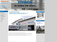 heinkel-estrich.de Webseite Vorschau
