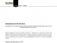 holzbau-bangert.de Webseite Vorschau
