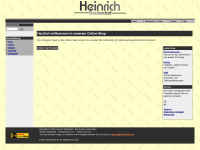 heinrich-baubedarf.de Webseite Vorschau