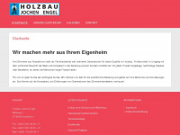 holzbau-engel.de Webseite Vorschau