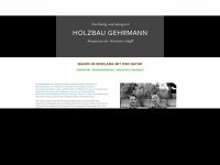 holzbau-gehrmann.de Webseite Vorschau