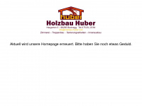 holzbau-huber.com Webseite Vorschau