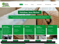holzbau-jens-nickel.de Webseite Vorschau