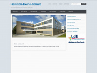 heinrich-heine-schule.net Webseite Vorschau