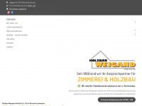 holzbau-weigand.de Webseite Vorschau