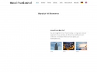 hotelfrankenhof.de Webseite Vorschau