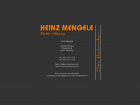 heinz-mengele.de Webseite Vorschau