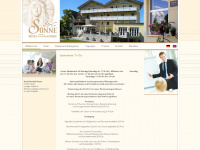 hotelgasthofsonne.de Webseite Vorschau