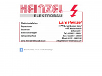 heinzel-elektrobau.de Webseite Vorschau