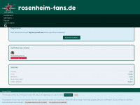 rosenheim-fans.de Webseite Vorschau