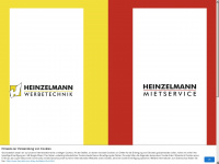 heinzelmann-werbung.de Webseite Vorschau