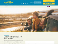 eurocars.gr Webseite Vorschau