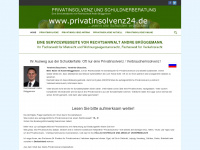 privatinsolvenz24.de Webseite Vorschau