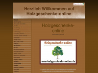 holzgeschenke-online.de Webseite Vorschau