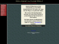 holzgestaltungwolf.de Webseite Vorschau