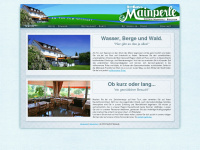 hotelmainperle.de Webseite Vorschau