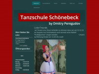 tanz-schule-schoenebeck.de Webseite Vorschau