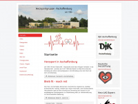 herzsportgruppe-aschaffenburg.de Webseite Vorschau
