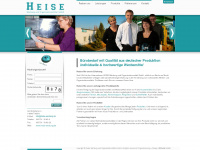 heise-werbung.biz Webseite Vorschau