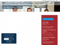 hno-ahrensburg.de Webseite Vorschau