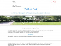 hno-im-park.de Webseite Vorschau