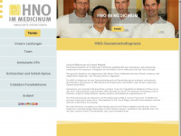 hno-medicinum.de Webseite Vorschau