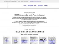 hno-praxis-am-lohtor.de Webseite Vorschau