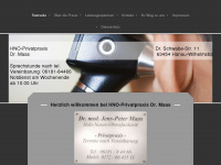 hno-praxis-hanau.de Webseite Vorschau