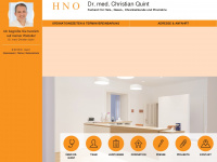 hno-quint.com Webseite Vorschau