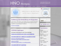 hno-rodgau.de Webseite Vorschau